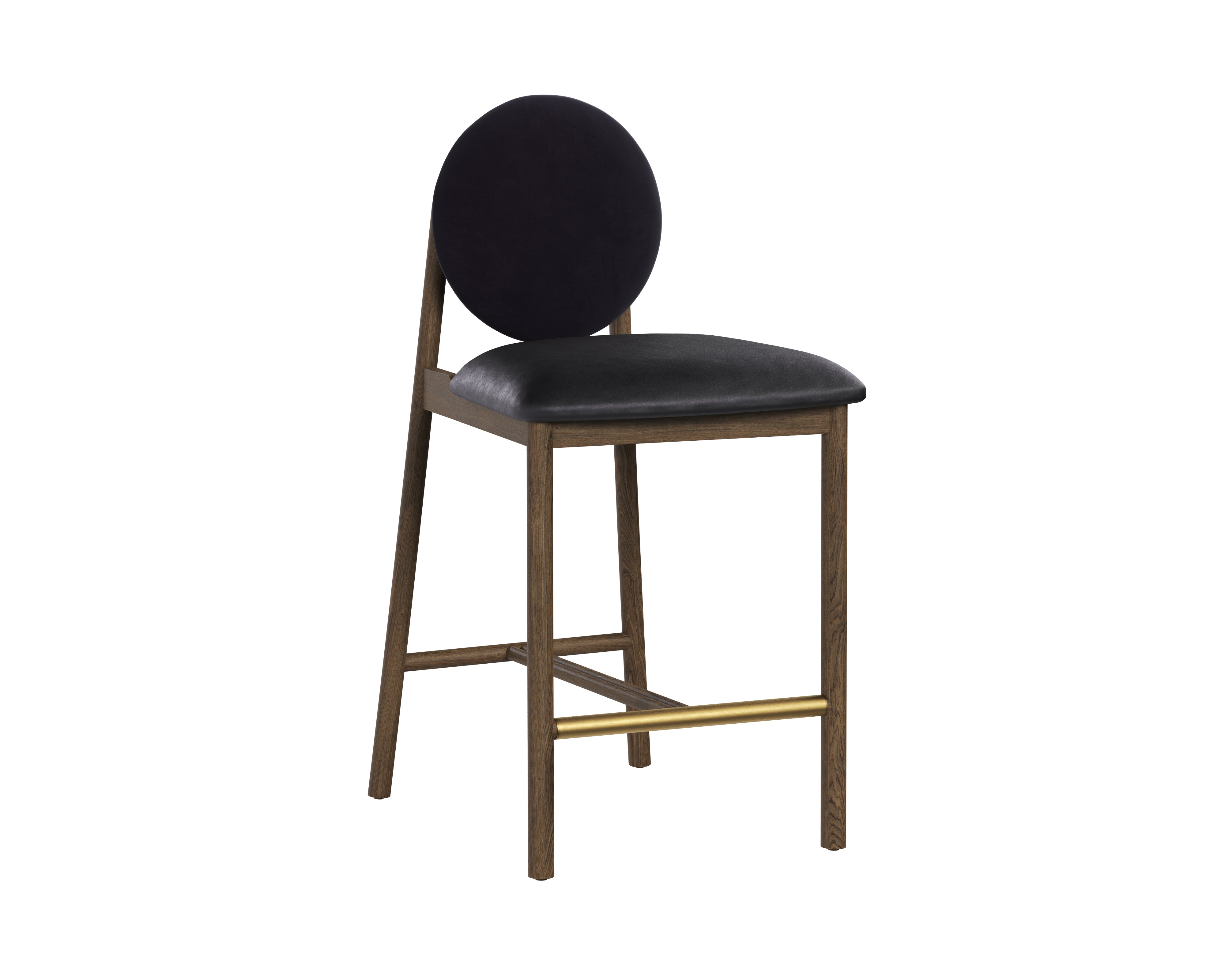 Orabell Counter Stool - Bravo Black / Abbington Black