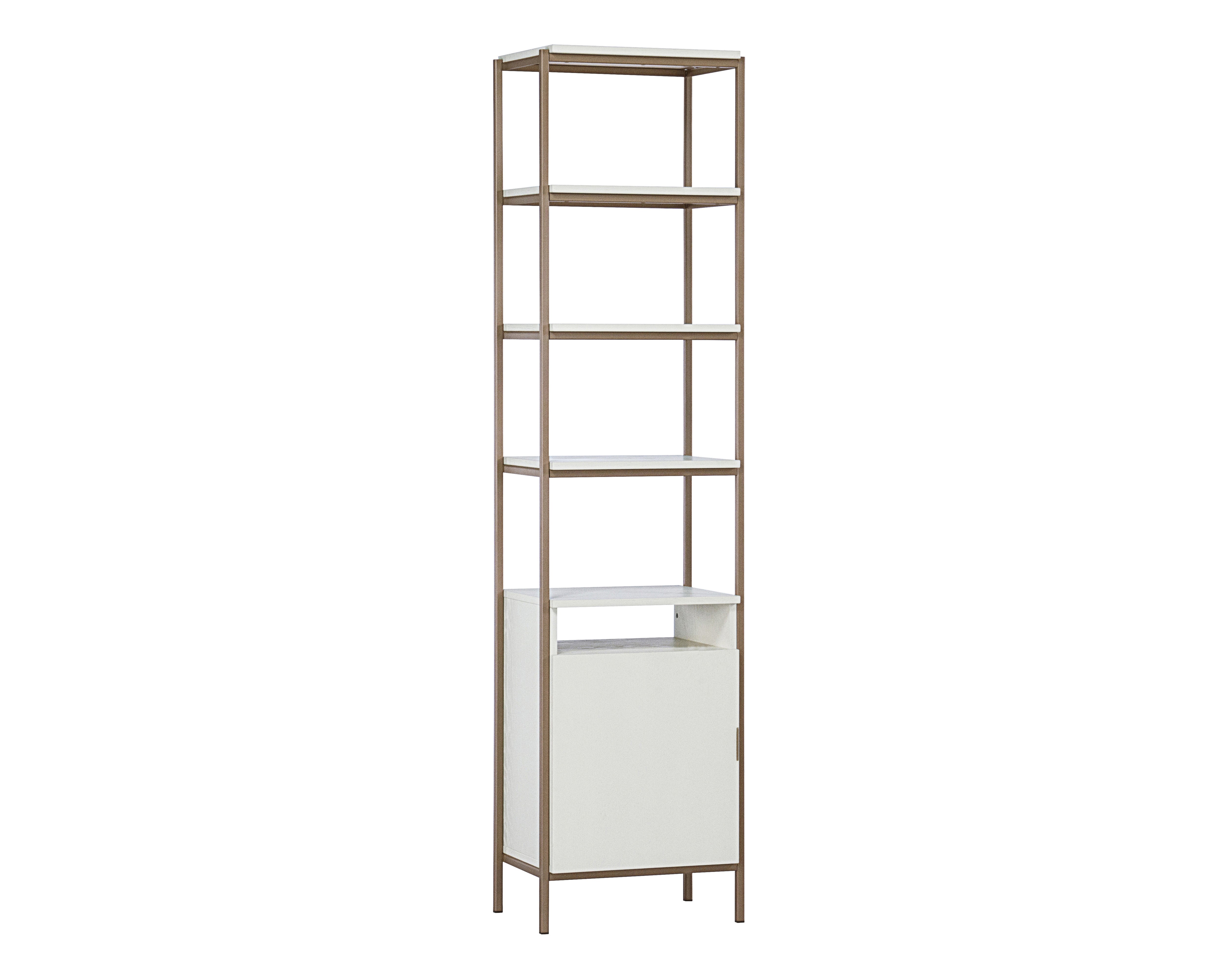 Ambrose Modular Bookcase Small  Champagne Gold 