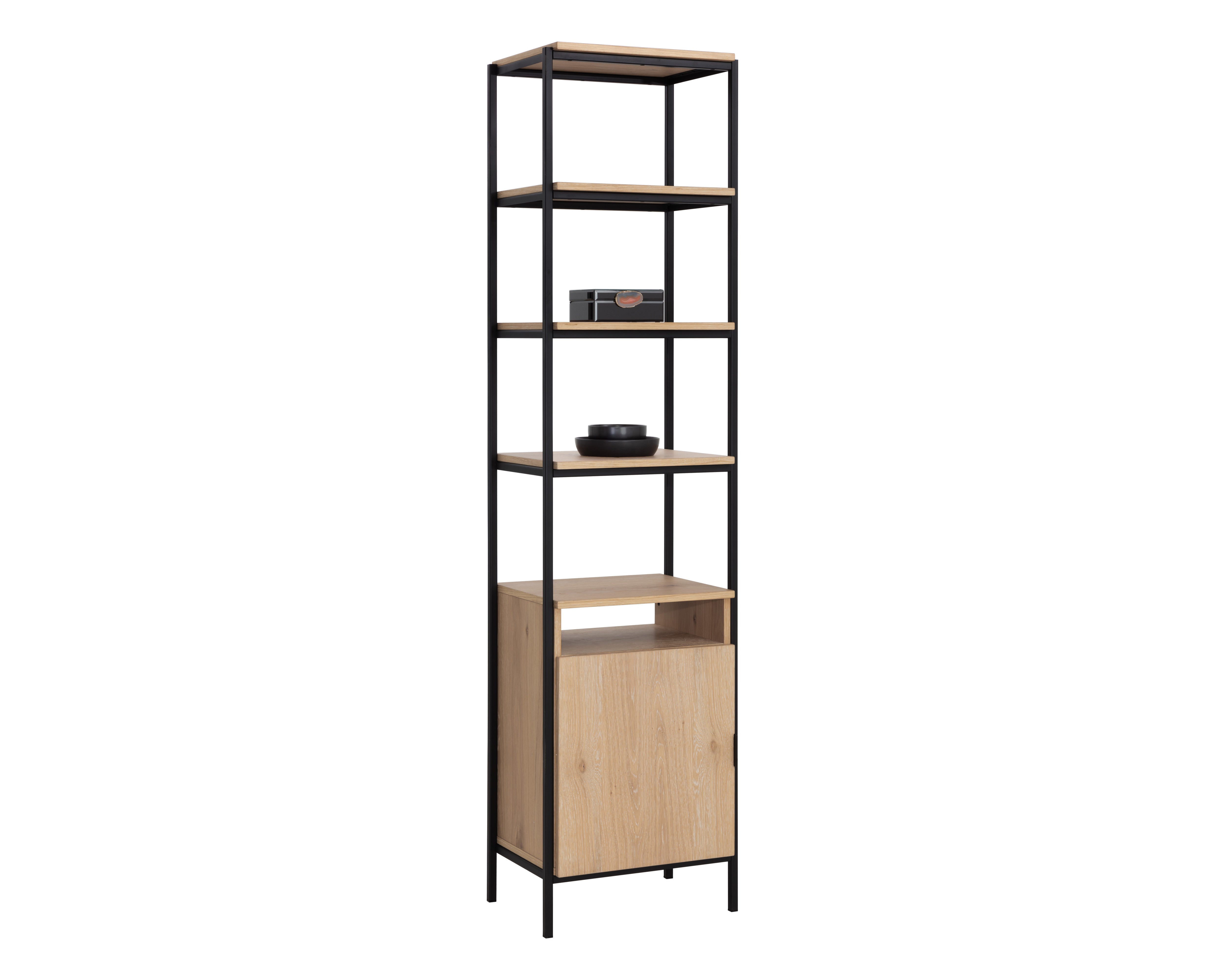 Ambrose Modular Bookcase Small  Rustic Oak 