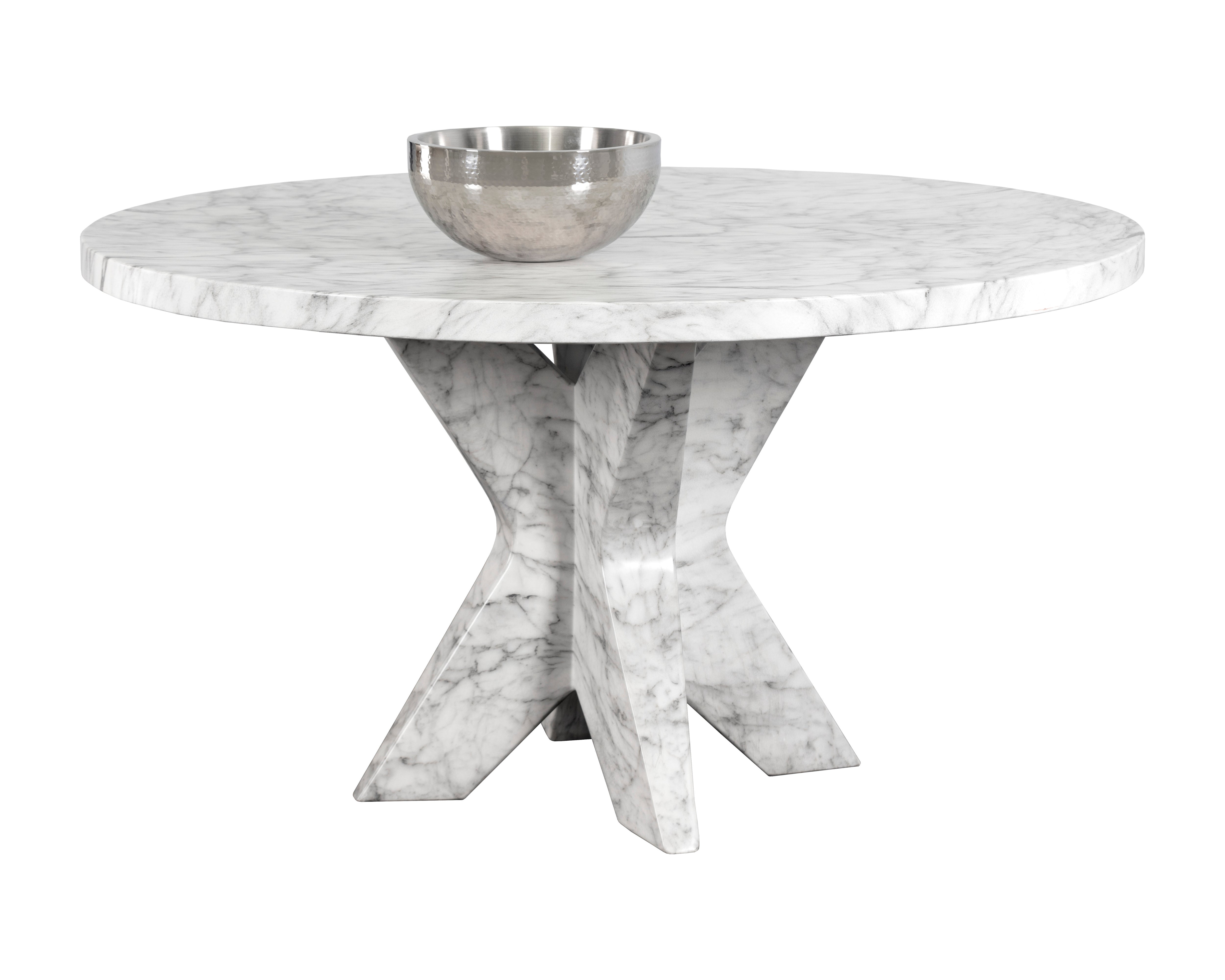 Cypher Dining Table Top  Marble Look - 55"