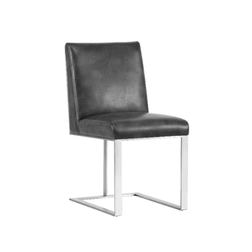 Dean Dining Chair  Stainless Steel