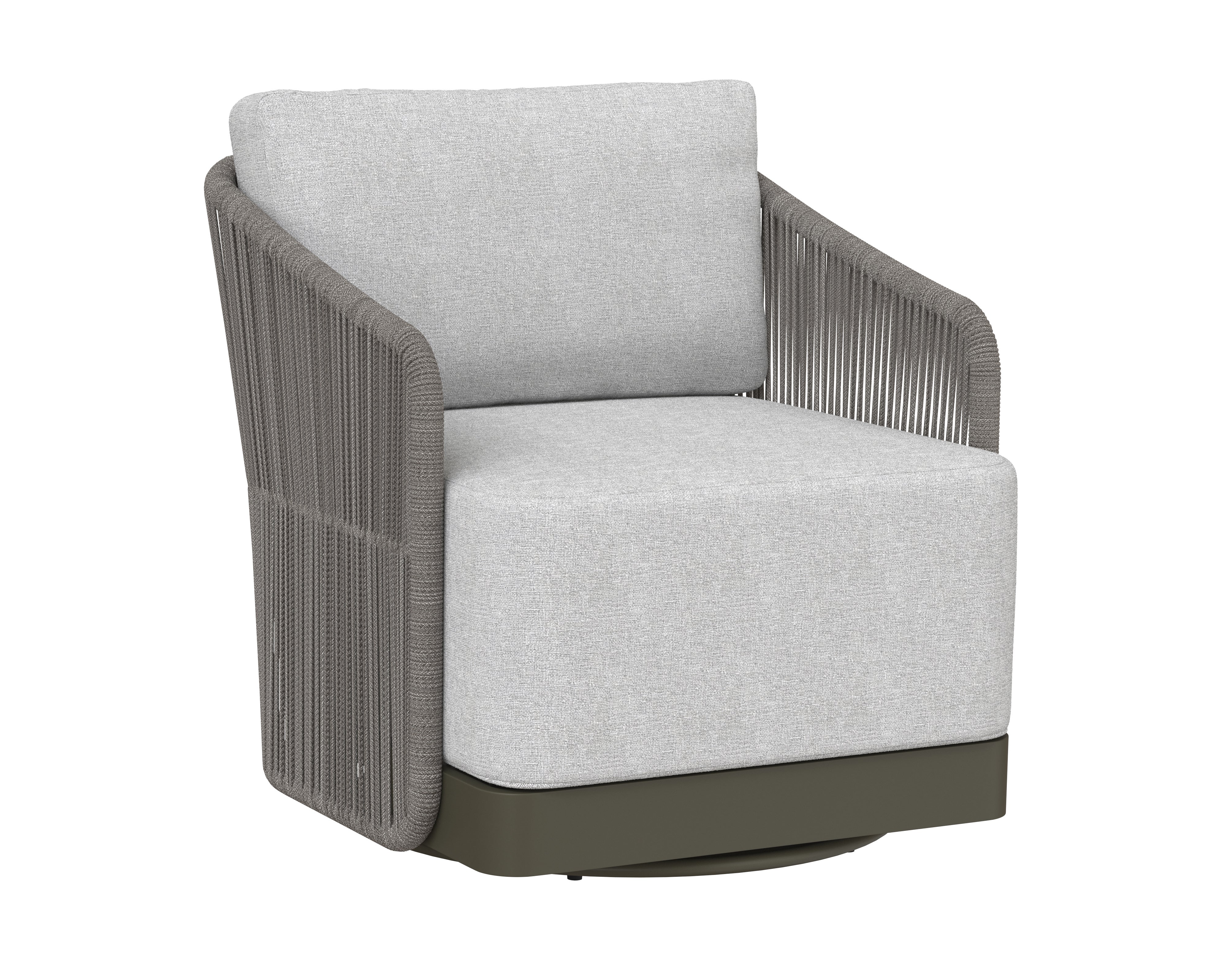 Allariz Swivel Armchair  Warm Grey