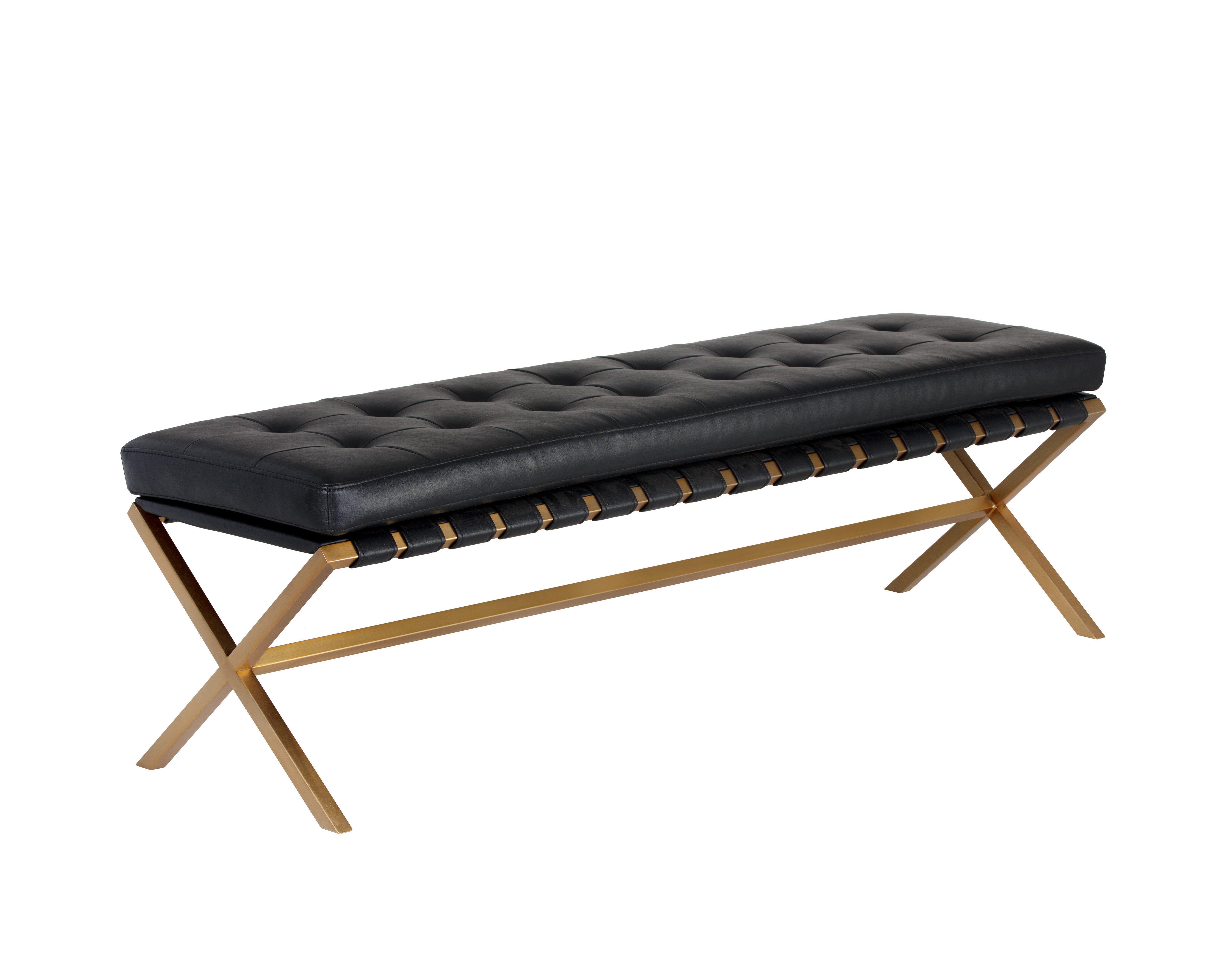 Kenji Bench Small  Gold 