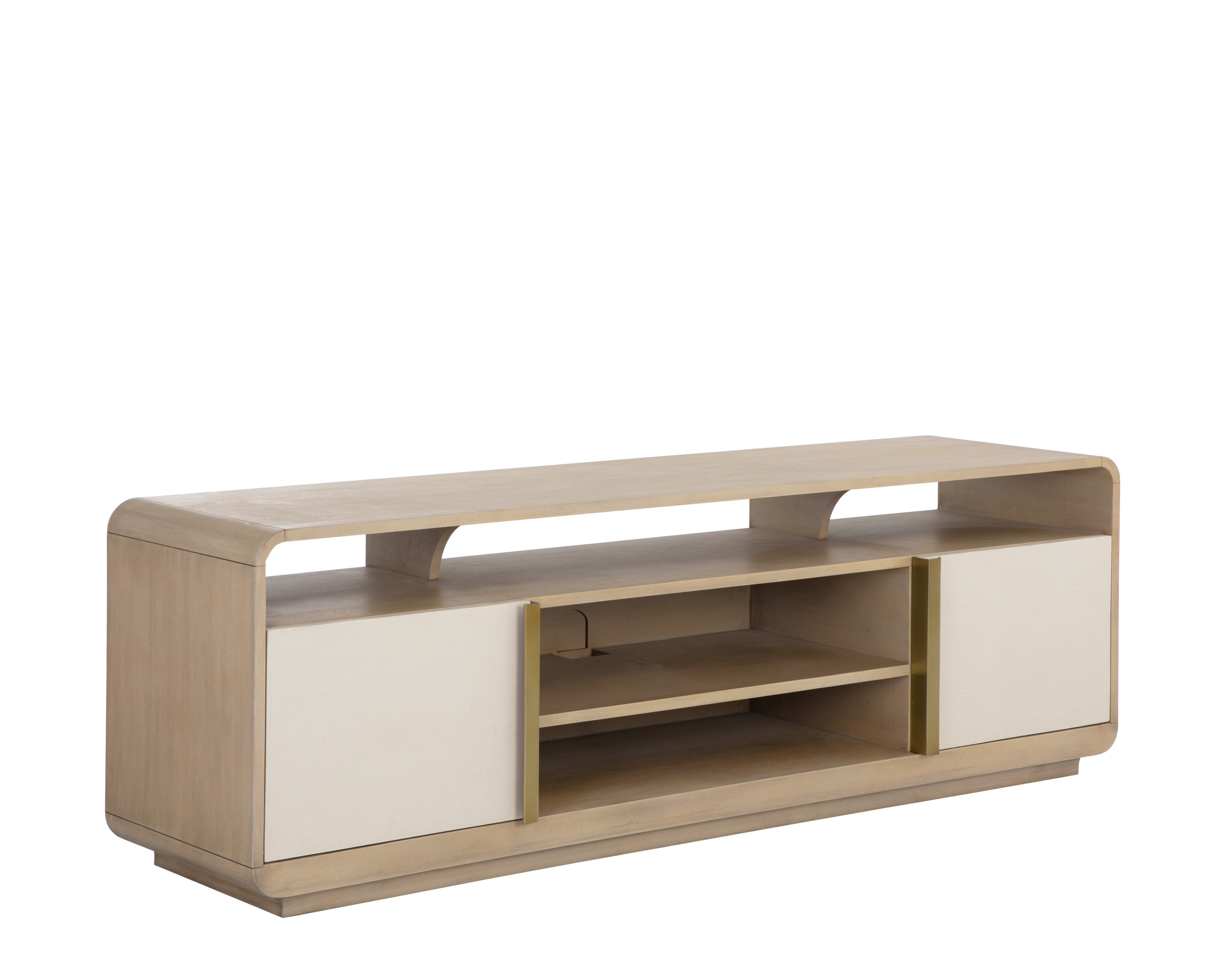 Kayden Media Console And Cabinet 