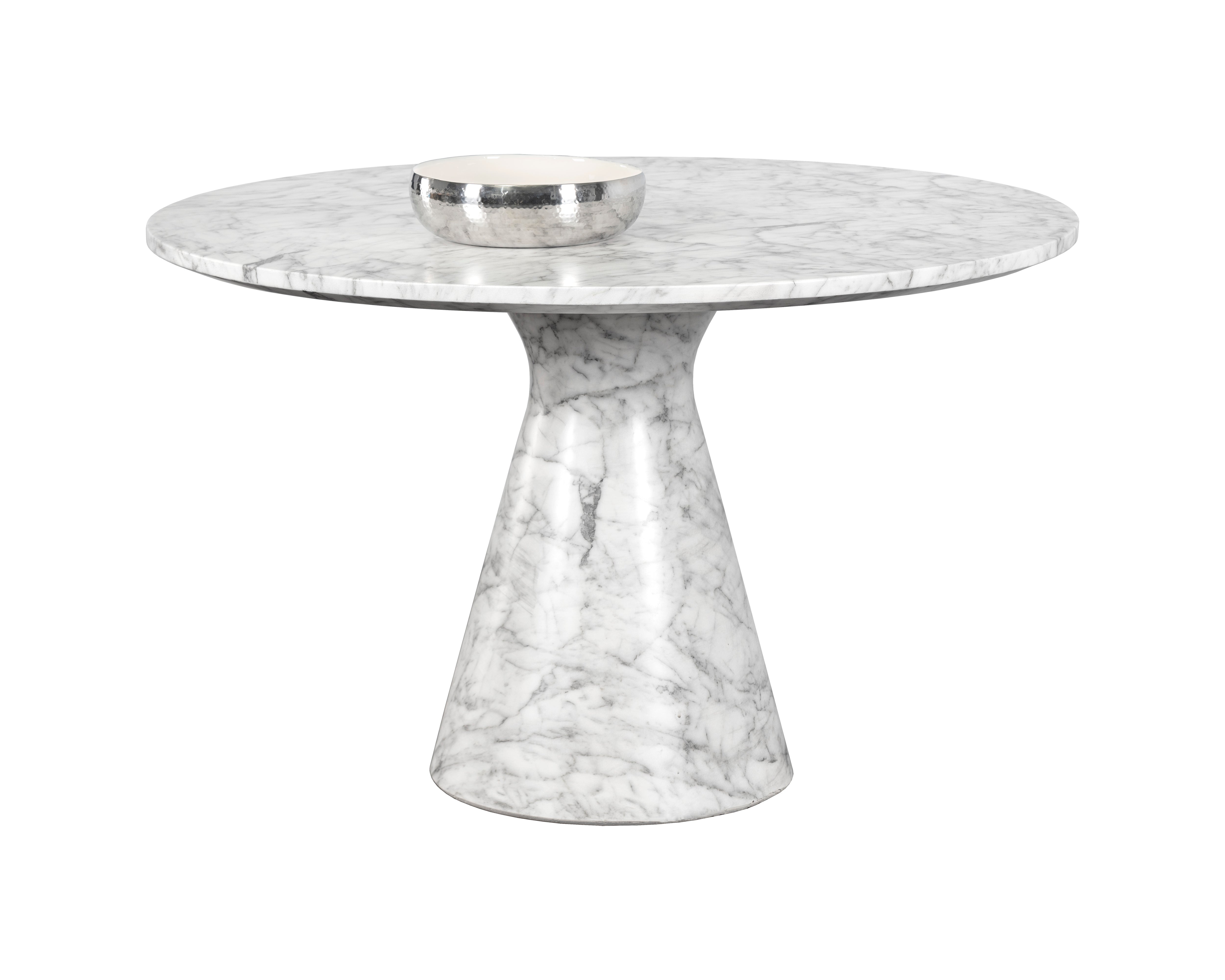 Shelburne Dining Table  Marble Look - 47"