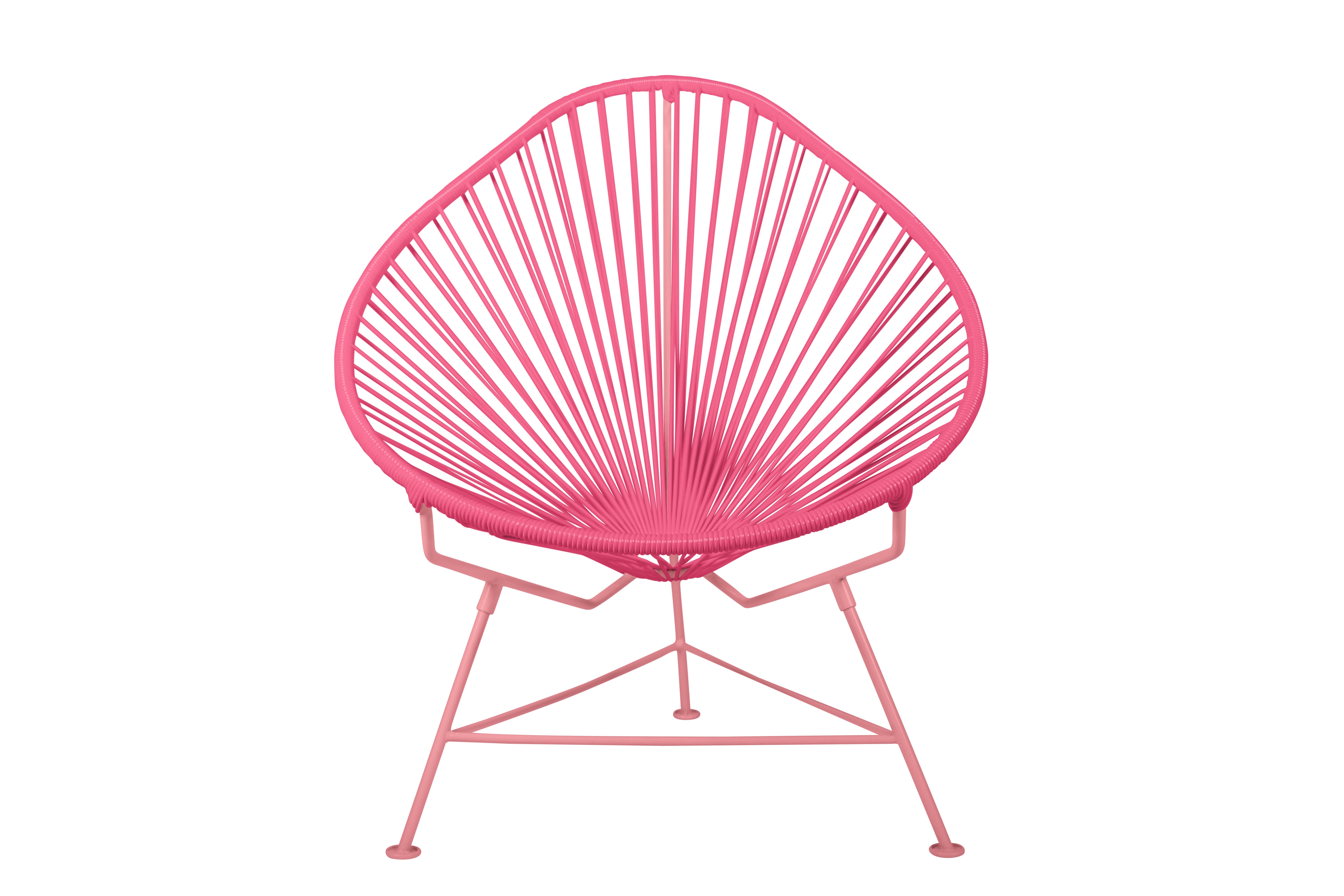 Acapulco Chair Coral Frame - Color Pink Weave