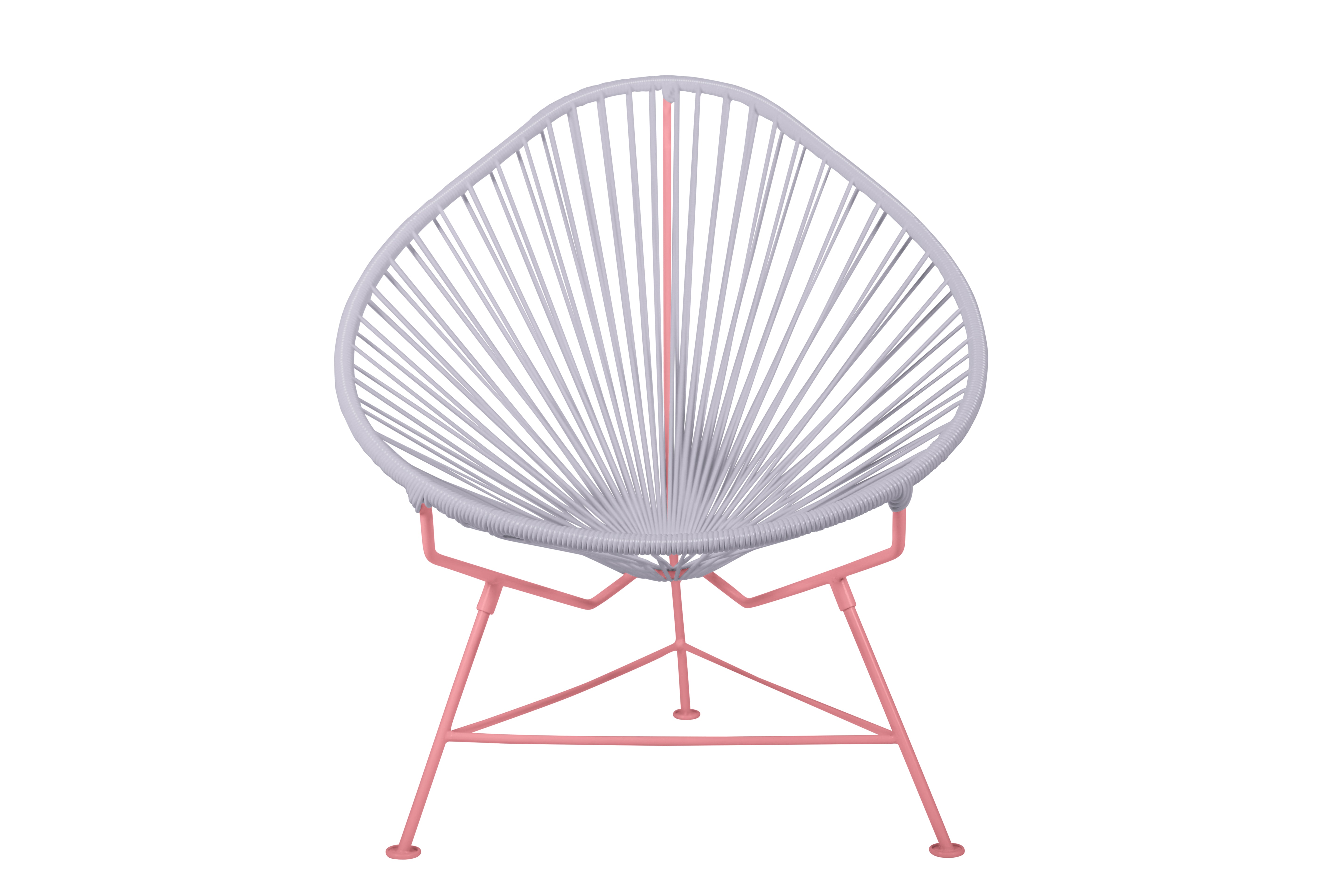 Acapulco Chair Coral Frame - Color Clear Weave