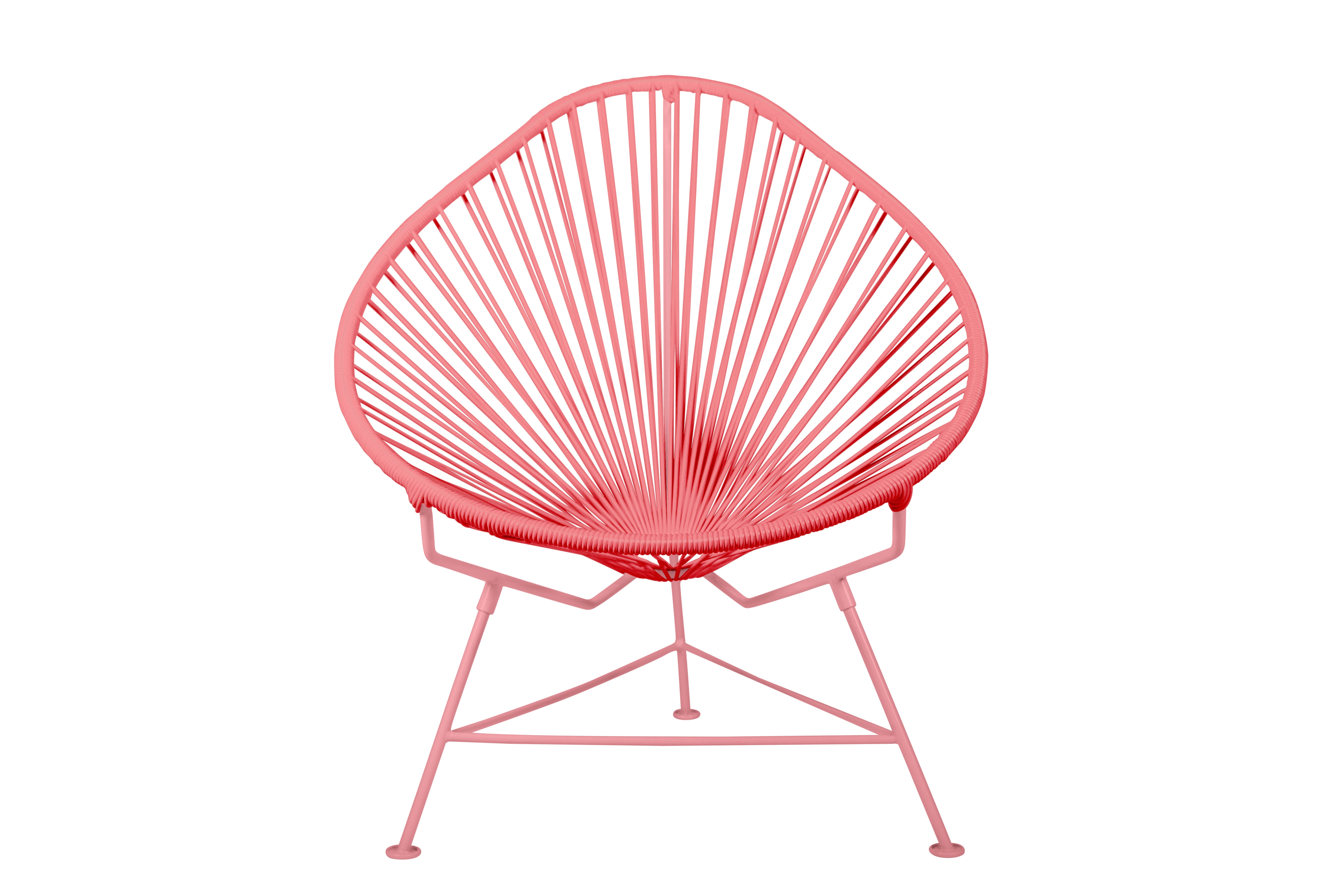 Acapulco Chair Coral Frame - Color Coral Weave