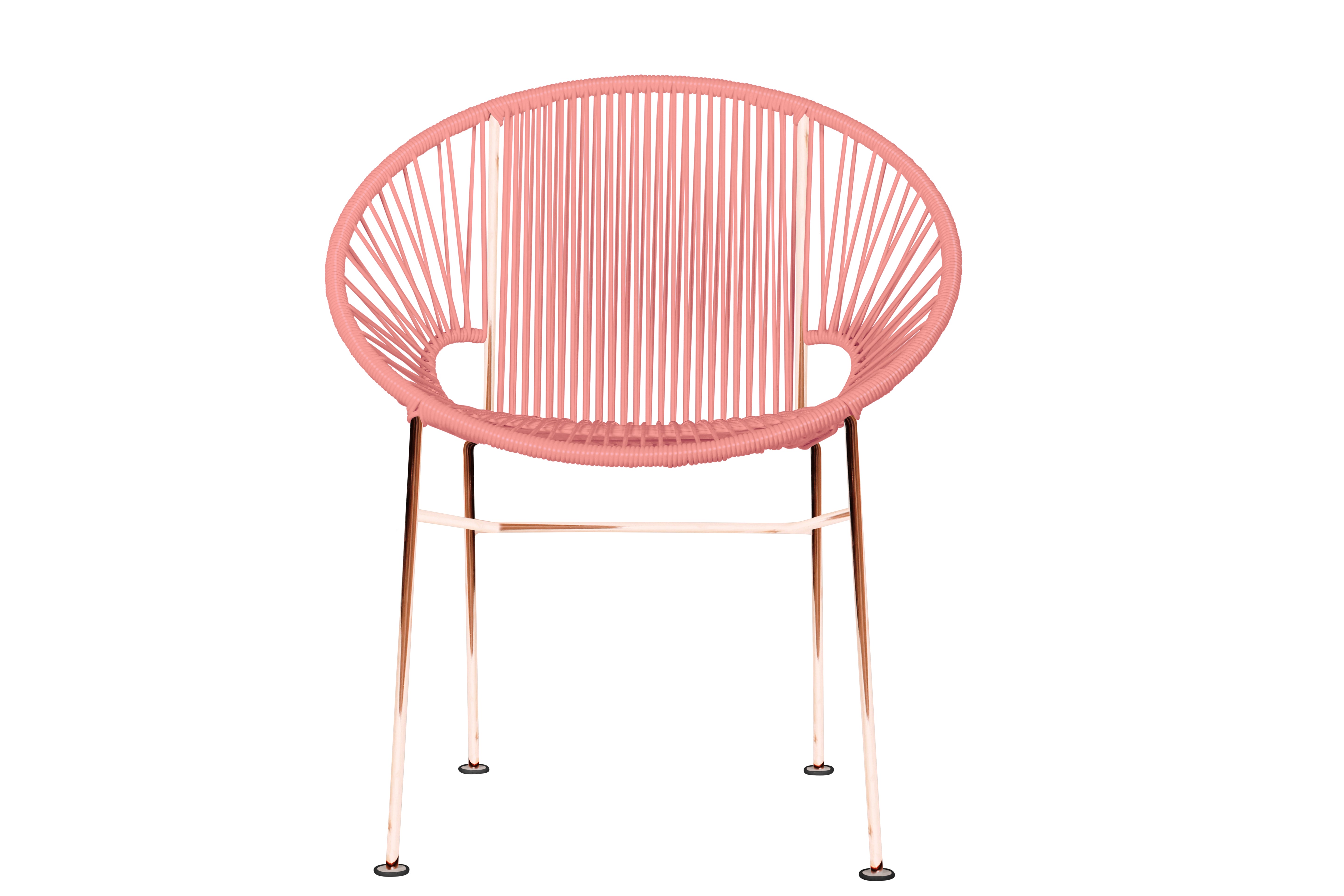 Concha Chair Copper Frame - Color Coral Weave