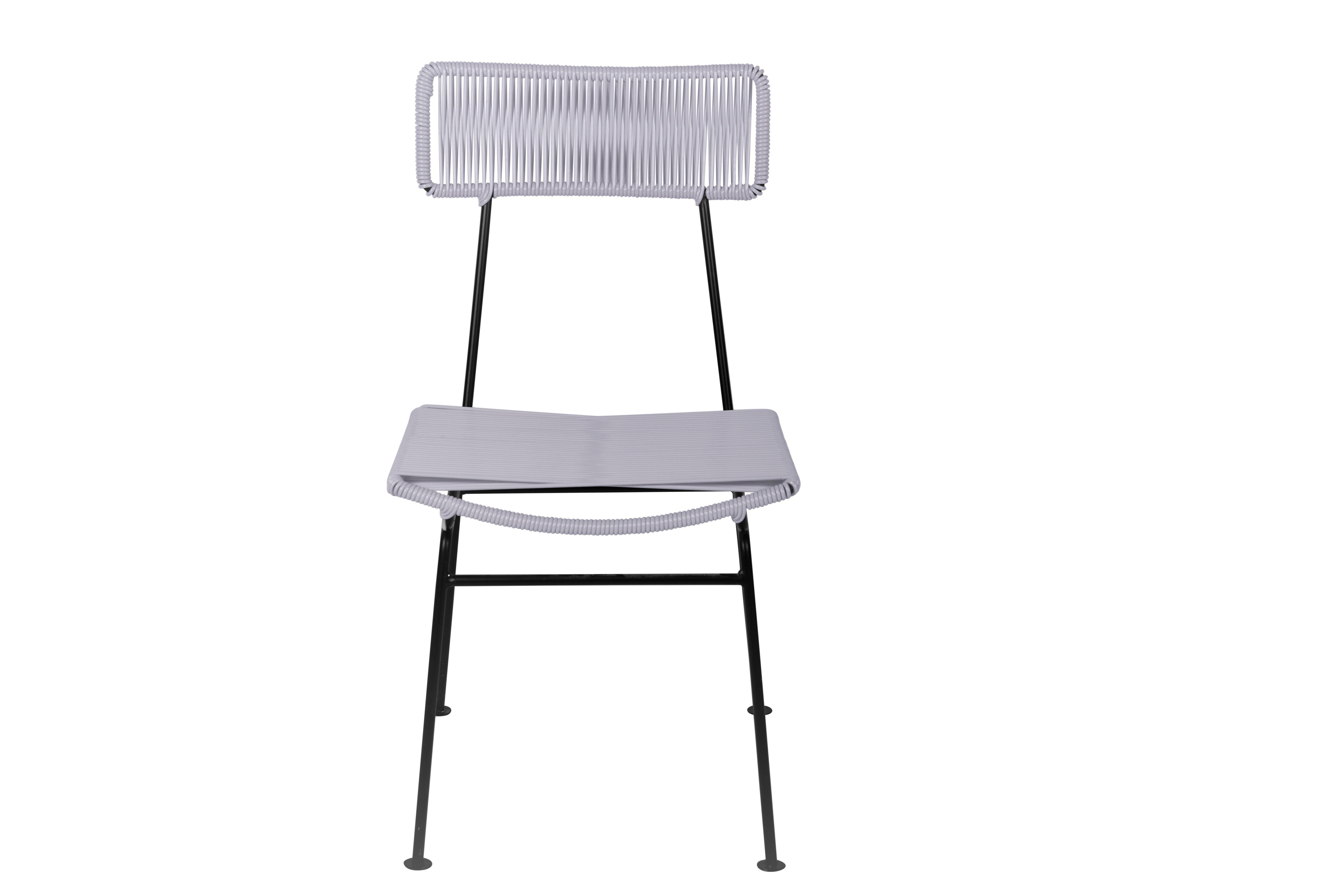 Hapi Chair Black Frame - Color Clear Weave