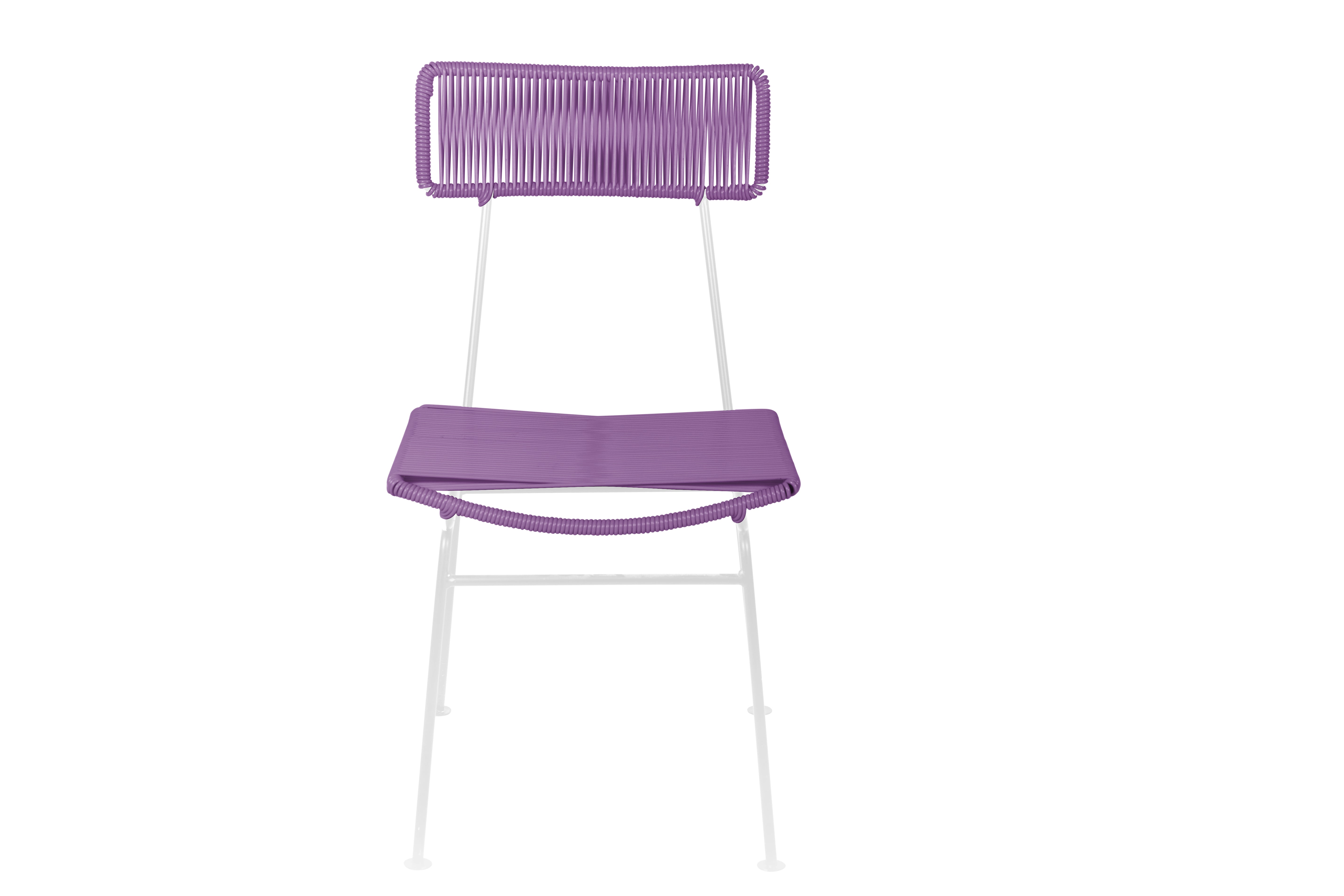 Hapi Chair White Frame - Color Orchid Weave