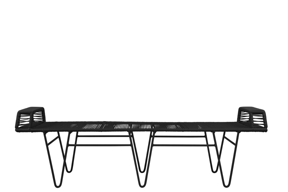 Pelopin Bench Black Frame