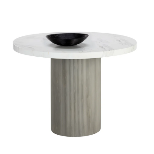 Nicolette Dining Table  Light Grey - 40"